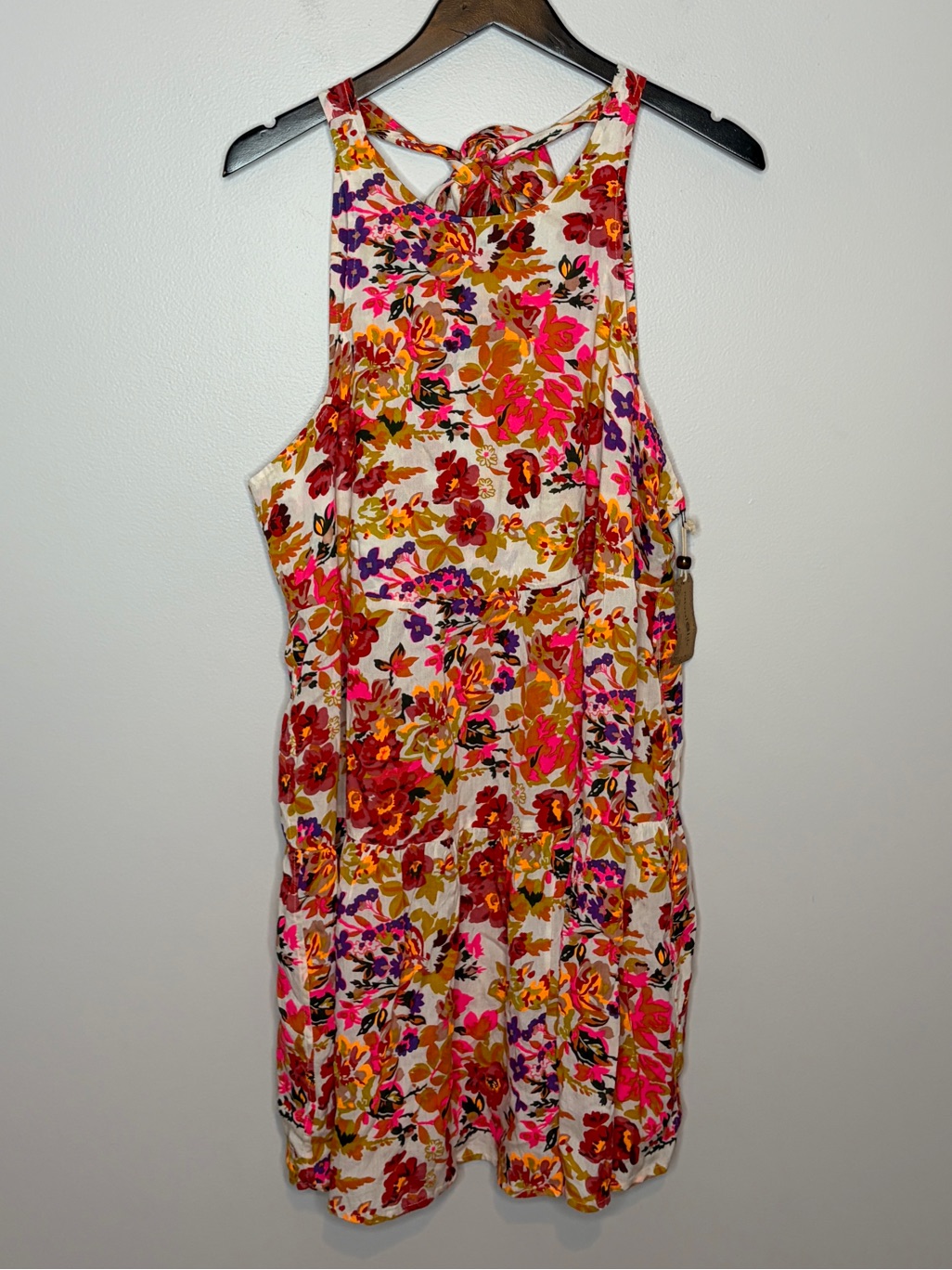 Nwt Natural Life Halle Floral Tiered Mini Dress Womens Xl — image 4 of 8